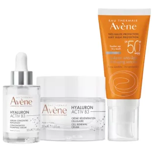 Avène Hyaluron Activ B3 Serum 30 ml + Cream 50 ml + Solar SPF50+ 50 ml