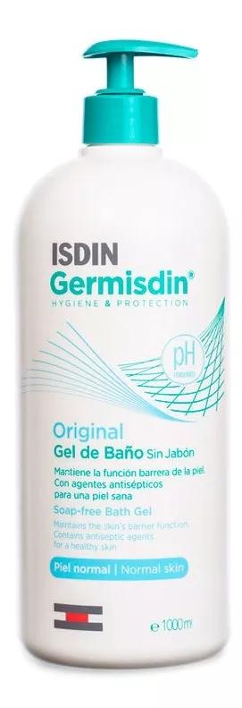 Isdin Germisdin Original Higiene Corporal, Gel de Baño con Agentes Antisépticos 1L