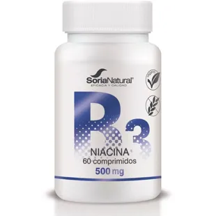 Soria Natural Vitamin B3 Sustained Release 60 Tablets