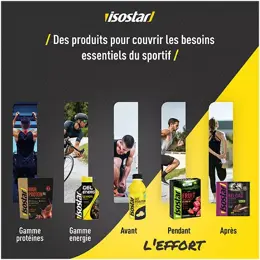 Isostar Endurance+ Energy Sport Boisson Énergétique Tropical 790g