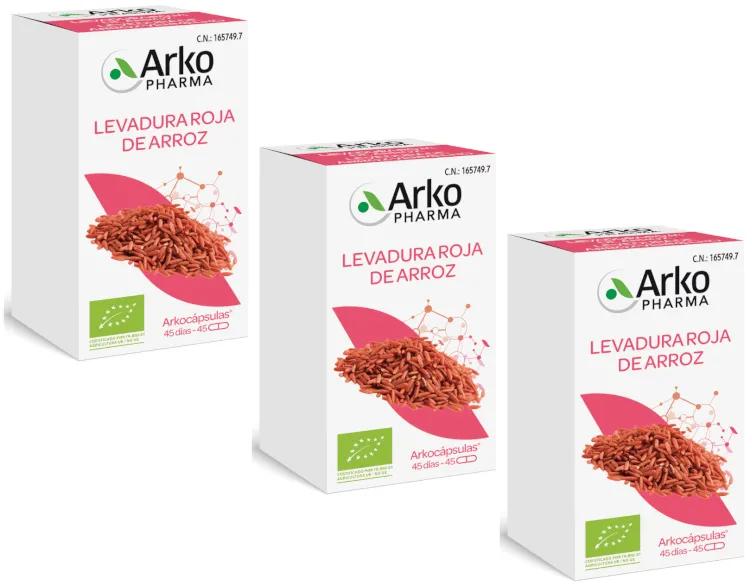 Arkopharma Arkocápsulas Red Yeast Rice 3x45 Capsules