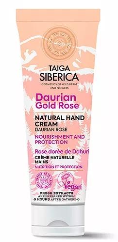 Natura Siberica Taiga Siberica Daurian Gold Rose Natural Nourishing and Protection Hand Cream 75ml