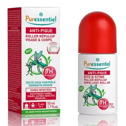 Puressentiel Anti-Pique Roller Répulsif Anti-Moustique 50ml