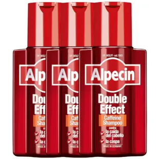 Alpecin Shampooing antipelliculaire et antichute à la caféine double effet 3 x 200 ml
