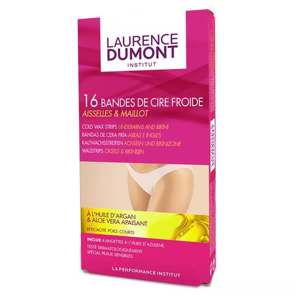 Laurence Dumont Institut Bandas de Cera Fría Axilas y Bikini 16 unidades