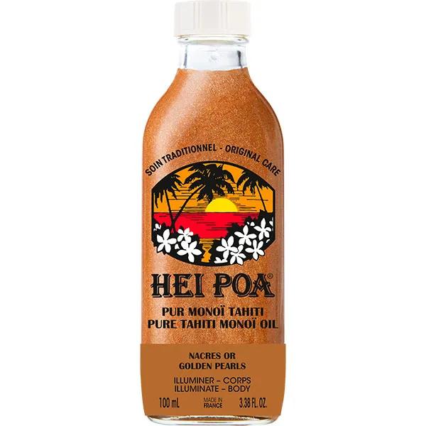 Cuidado Corporal Hei Poa Pure Tahitian Monoi Gold Pearl 100ml 