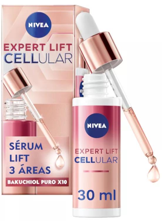 Nivea Cellular Expert Lift Sérum Facial Bakuchiol 3 Áreas 30 ml