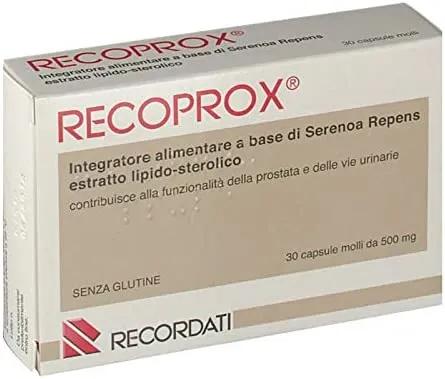 Recoprox Integratore Per La Prostata 30 Capsule Molli