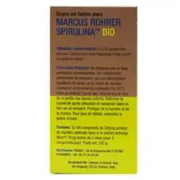 Marcus Rohrer Spirulina Bio 540 Comprimés