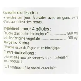 Nat & Form Bio Ail Bulbe 200 gélules végétales