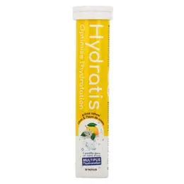 Hydratis Solution d'Hydratation Citron & Fleurs de Sureau 20 pastilles