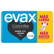Evax Compresas Cottonlike Noche Alas 18 Uds