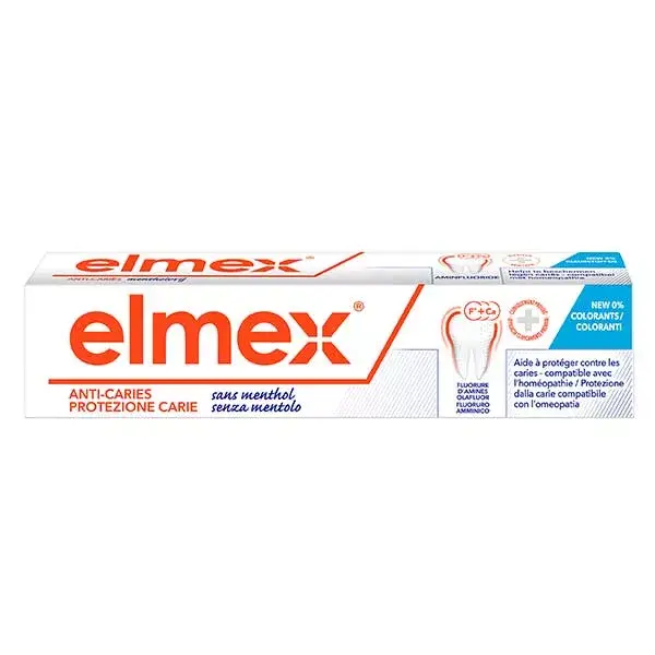 Elmex Dentifrice Sans Menthol 75ml