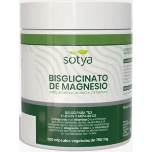 Sotya Magnesium Bisglycinate 300 Capsules of 750mg
