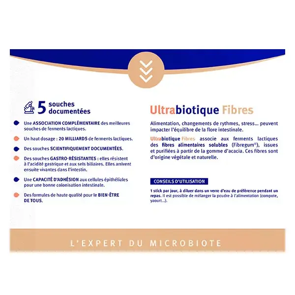 Nutrisanté Ultrabiotic Fibre Sticks x 10 