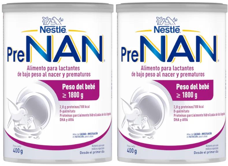 Nestlé PreNAN for Low Weight or Premature Infants 2x400 gr