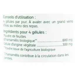 Nat & Form Bio Hamamélis 200 gélules végétales