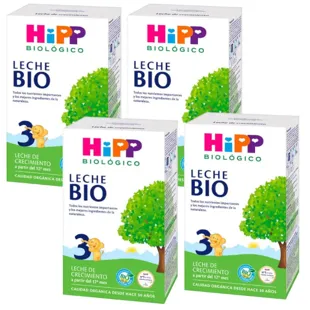HIPP Leche Biológica Crecimiento 3 BIO +12m 4x500 gr