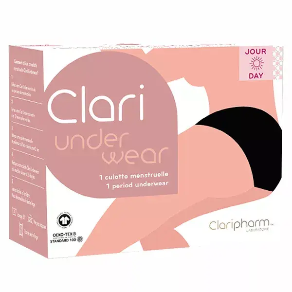 Claripharm ClariUnderwear Culotte Menstruelle Taille XS