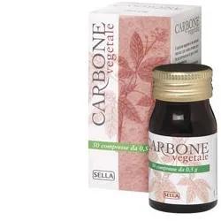 Sella Carbone Vegetale Integratore Intestinale 50 Compresse