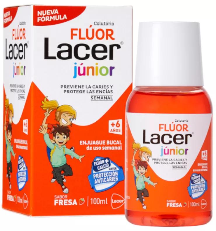 Lacer Aardbei Fluor Mondwater 0.2 100ml