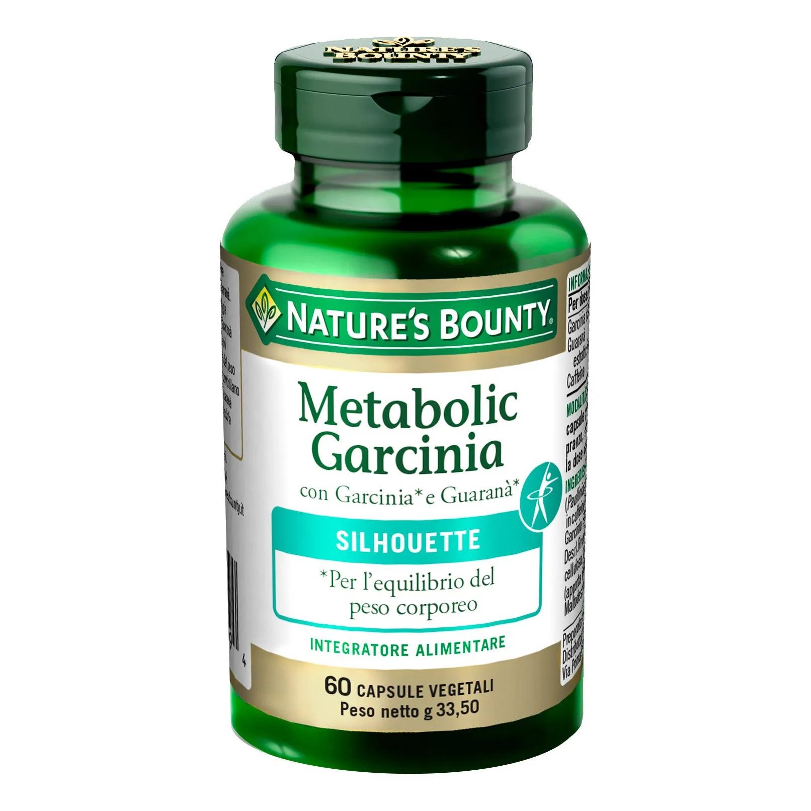 Nature’s Bounty Metabolic Garcinia Integratore 60 capsule