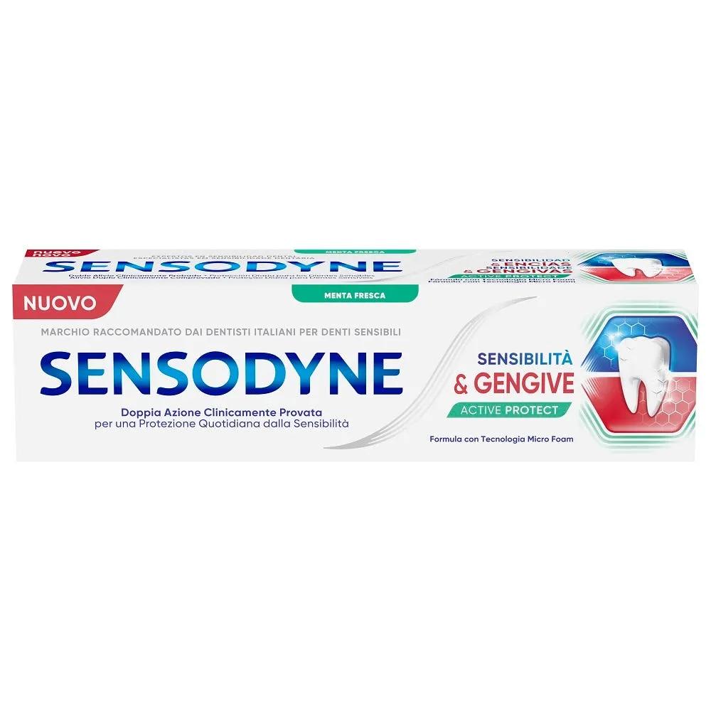 Sensodyne Sensibilità & Gengive Dentifricio Denti Sensibili e Gengive Sane Menta Fresca 75 ml