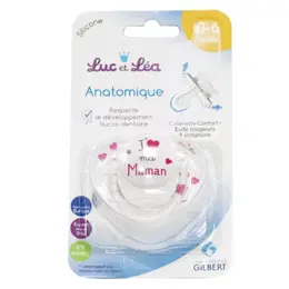 Luc et Léa Sucette Silicone 0-6m Maman