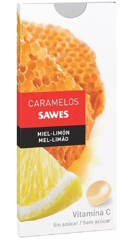 Sawes Bonbons Miel au Citron Sans Sucre Blister 22gr