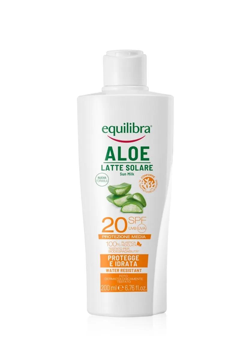 Equilibra Aloe Latte Solare SPF 20 200 ml