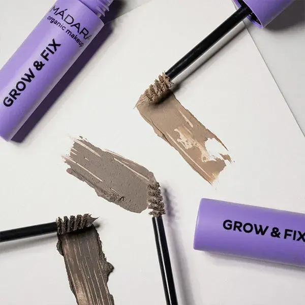 Madara Cosmetics GROW & FIX Gel teinté pour sourcils #4 ASH BROWN 4.25ml