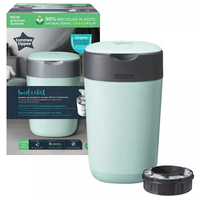 Boîte à couches Tommee Tippee Twist&Click Vert
