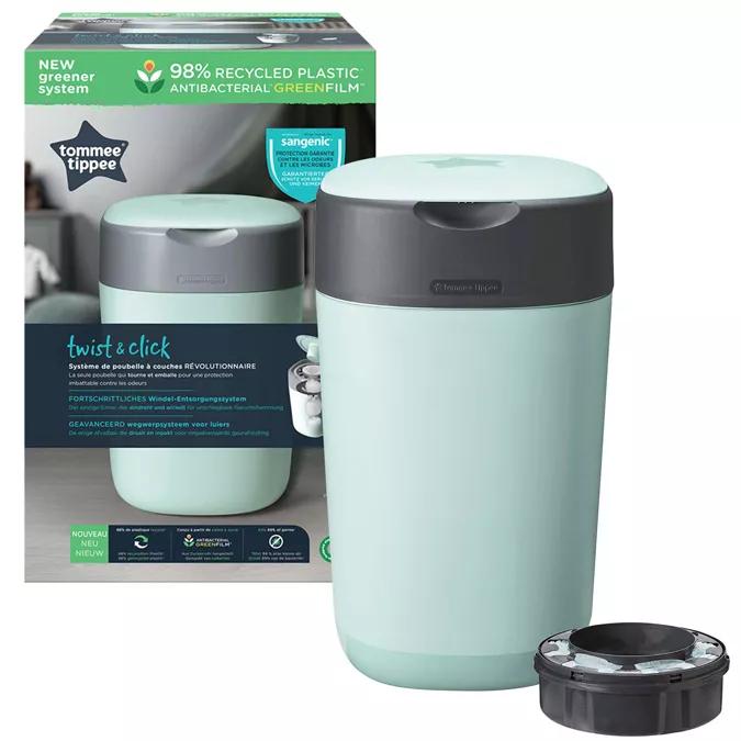 Tommee Tippee Contentor Fraldas Sangenic Twist&click Verde