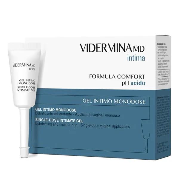 Vidermina Intima Gel Intimo Monodose per Secchezza Vaginale 6 Applicatori