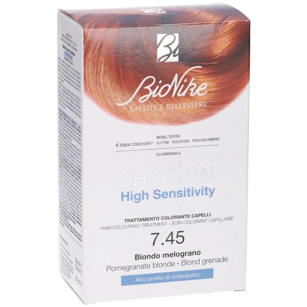 Bionike Shine On HS Trattamento Colorante Capelli 7.45 Biondo Melograno 