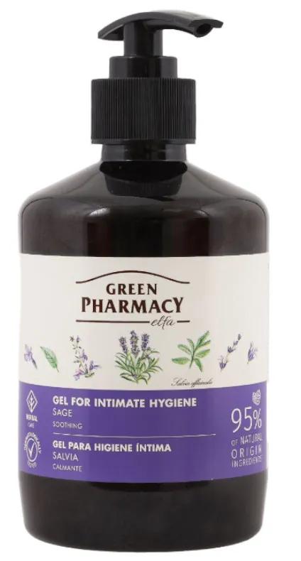 Imagen de Greenpharmacy Gel Higiene Íntima Salvia y Alantoína 370 ml