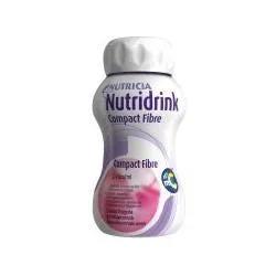 Nutridrink Compact Fibre Supplemento Nutrizionale Completo, Fragola 4x125 ml