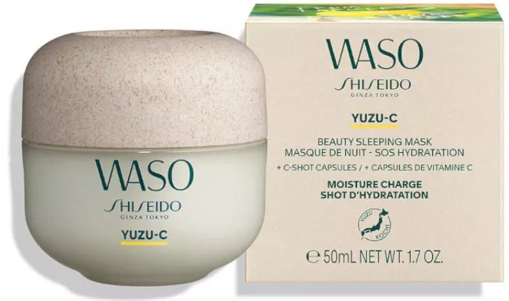 Shiseido Waso Yuzu-C Maschera per dormire di bellezza 50 ml