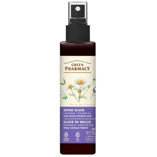 Élixir Greenpharmacy pour cheveux colorés à la camomille et à l&#39;huile de lin 150 ml