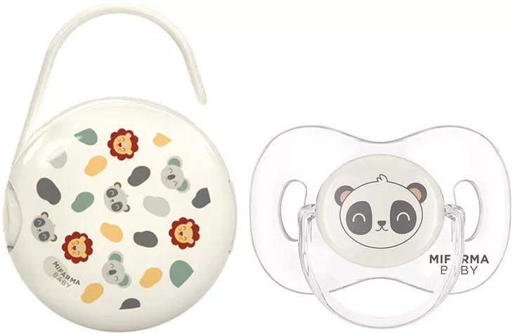 Mifarma Baby Pacifier Holder + Pacifier 0-6m