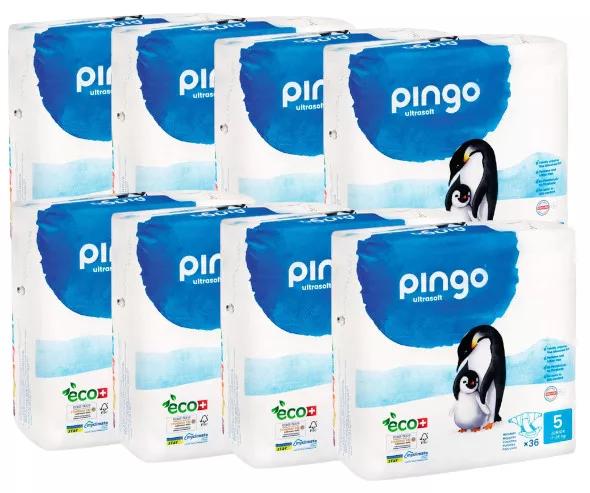 Pingo Pack Windeln Größe 5 (11-25 kg) 8x36 Einheiten