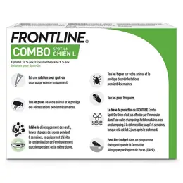 Frontline Combo Chien L 20-40 kg 4 Pipettes