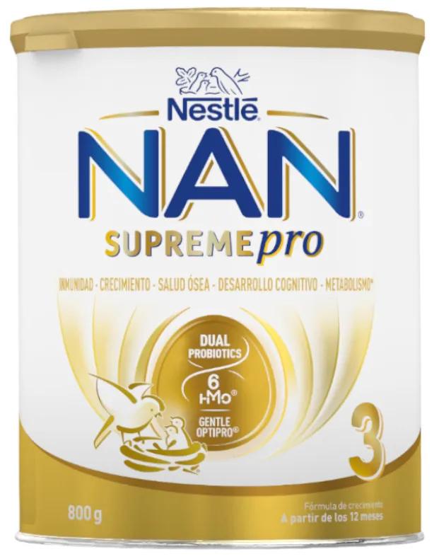 Nestlé Nan Supreme Pro 3 Lait de Croissance 800 gr