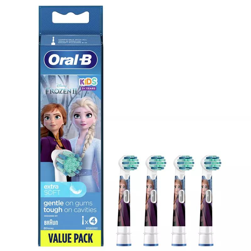 Oral-B Recambios Cepillo Eléctrico Infantil Frozen Pack 4 uds