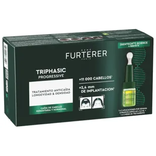 René Furterer Triphasic Progressive Anti-Hair Loss Treatment 8 Ampoules
