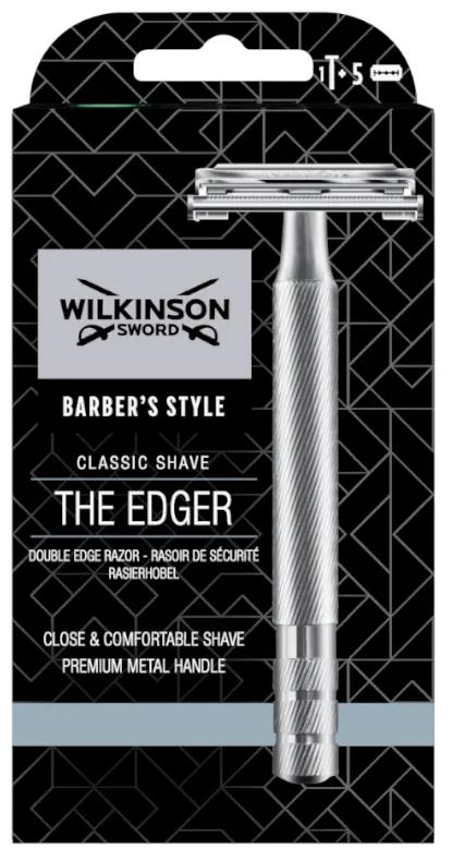 Wilkinson Sword Classic The Edger Razor + 5 Double Edge Blades