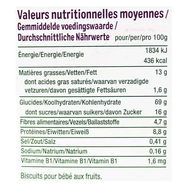 Good Goût Biscuit des Bois +12m Organic 80g