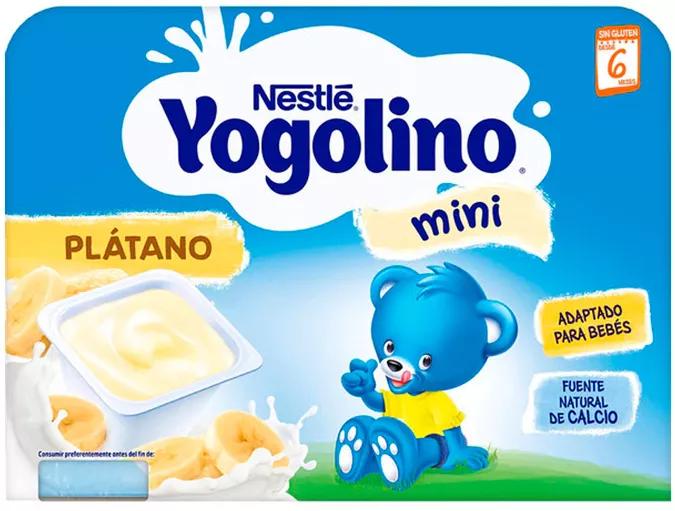 Nestlé Mini Yogolino Pack de Yogures Sabor Plátano 6x60 gr