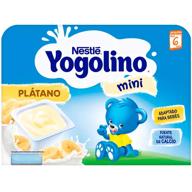 Nestlé Mini Yogolino Pack de Yogures Sabor Plátano 6x60 gr