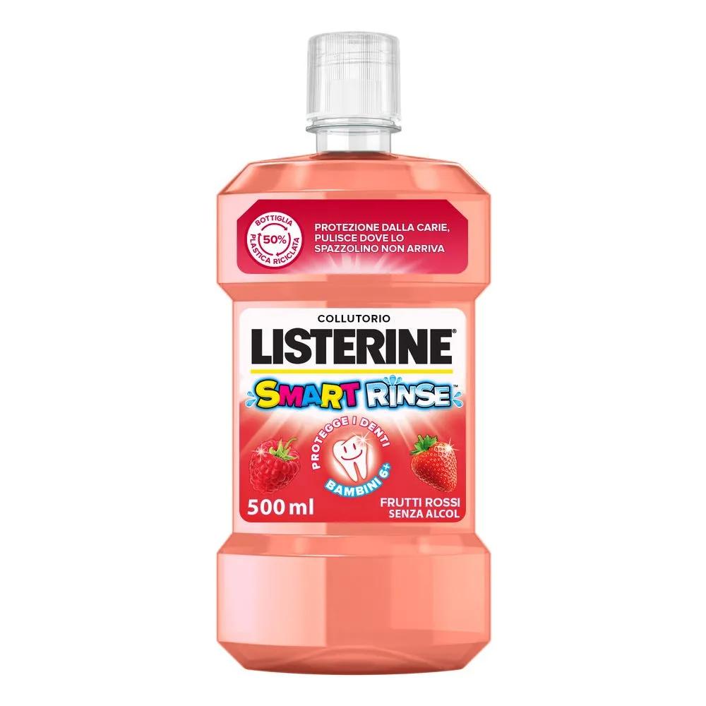 Listerine Smart Rinse Collutorio Bambini Protezione Carie 500 ml